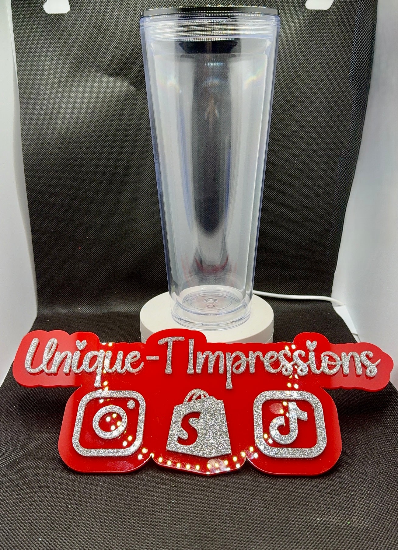 24oz Acrylic Snowglobe