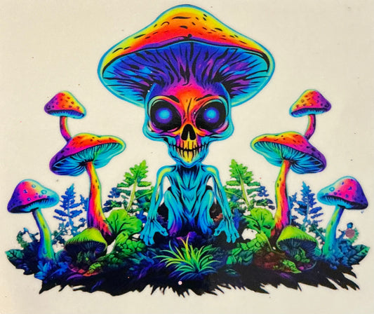 64. Alien With Mushrooms