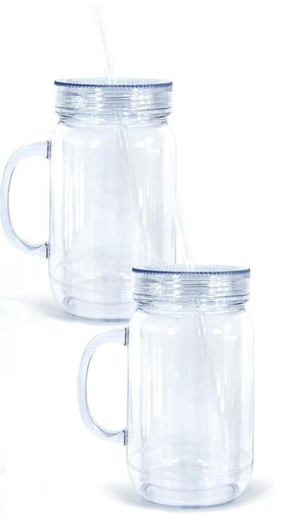 20oz Mason Jar Snow Globe