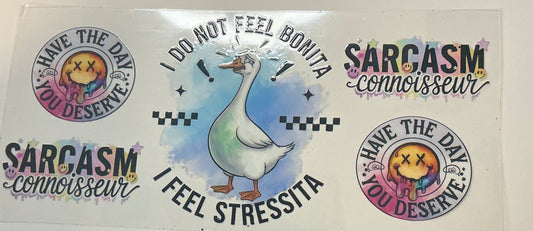 116. I Do Not Feel Bonita I Feel Stressita