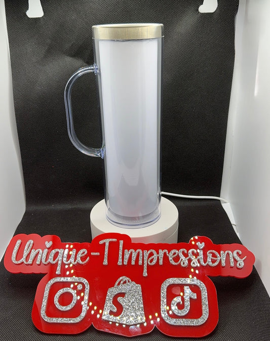 20oz Stainless Steel w/ Handle Storyboard Snow Globe