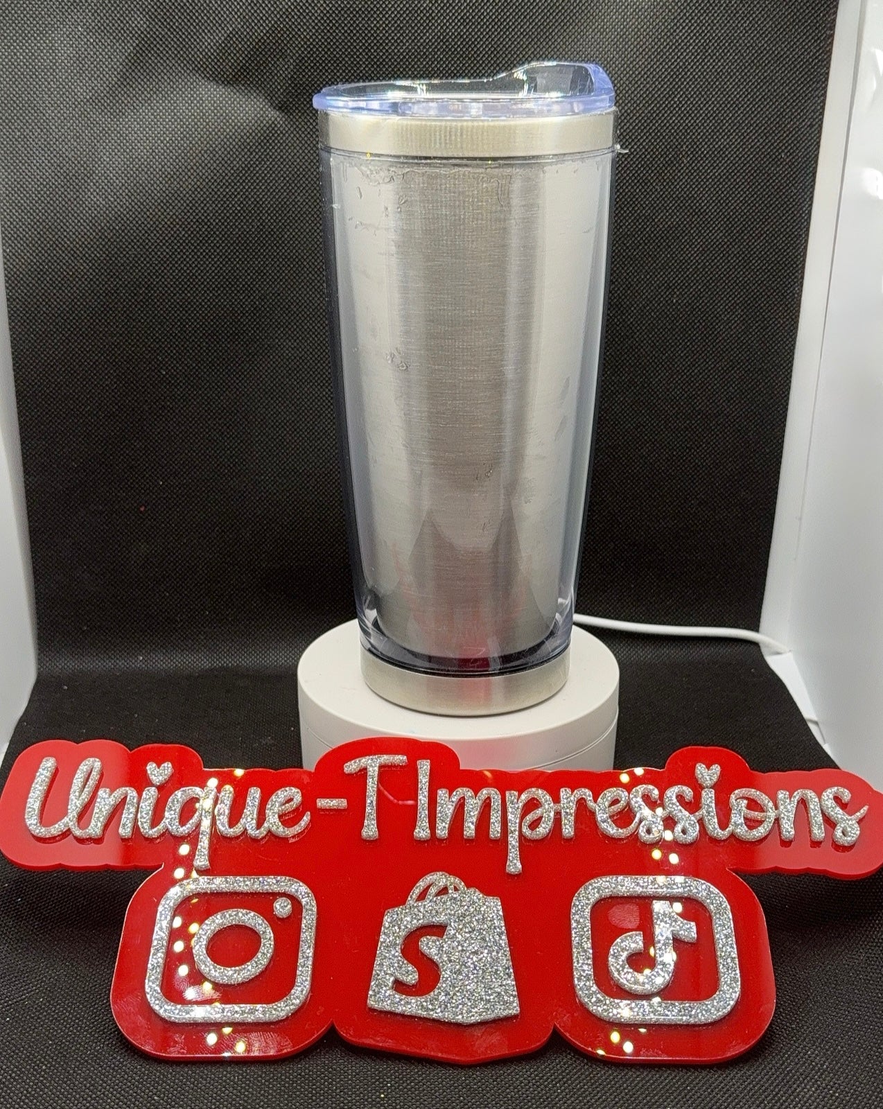 20oz Stainless Steel Snow Globe