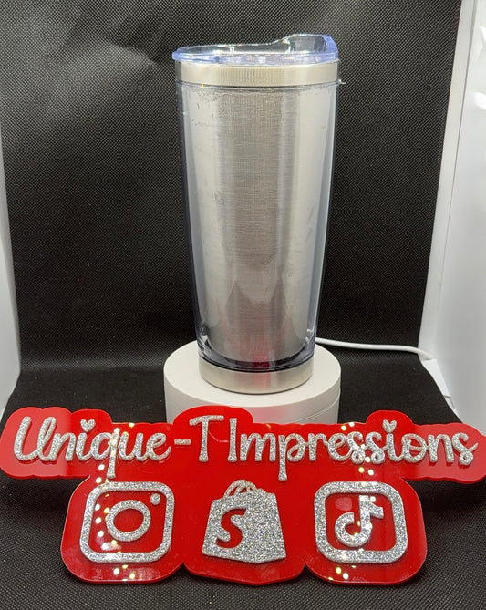 20oz Stainless Steel Snow Globe